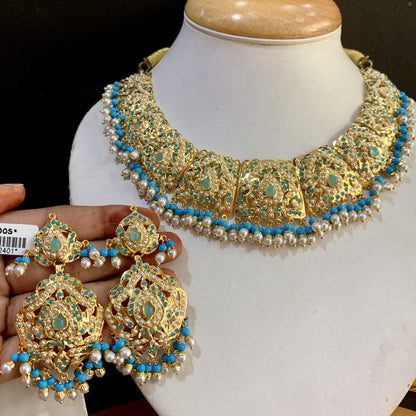 Jadau Necklace set 467456