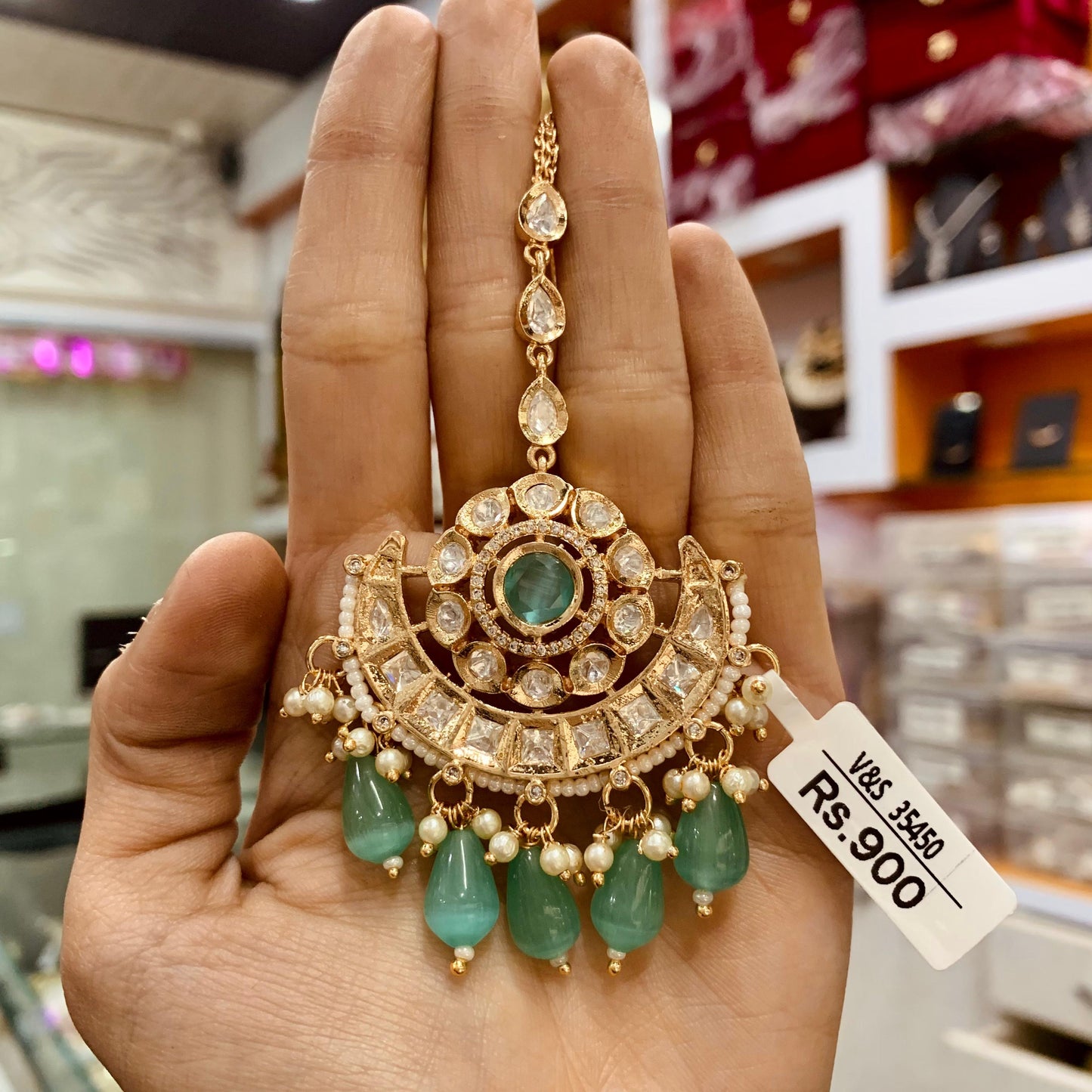 Kundan Maang Tikka 35544