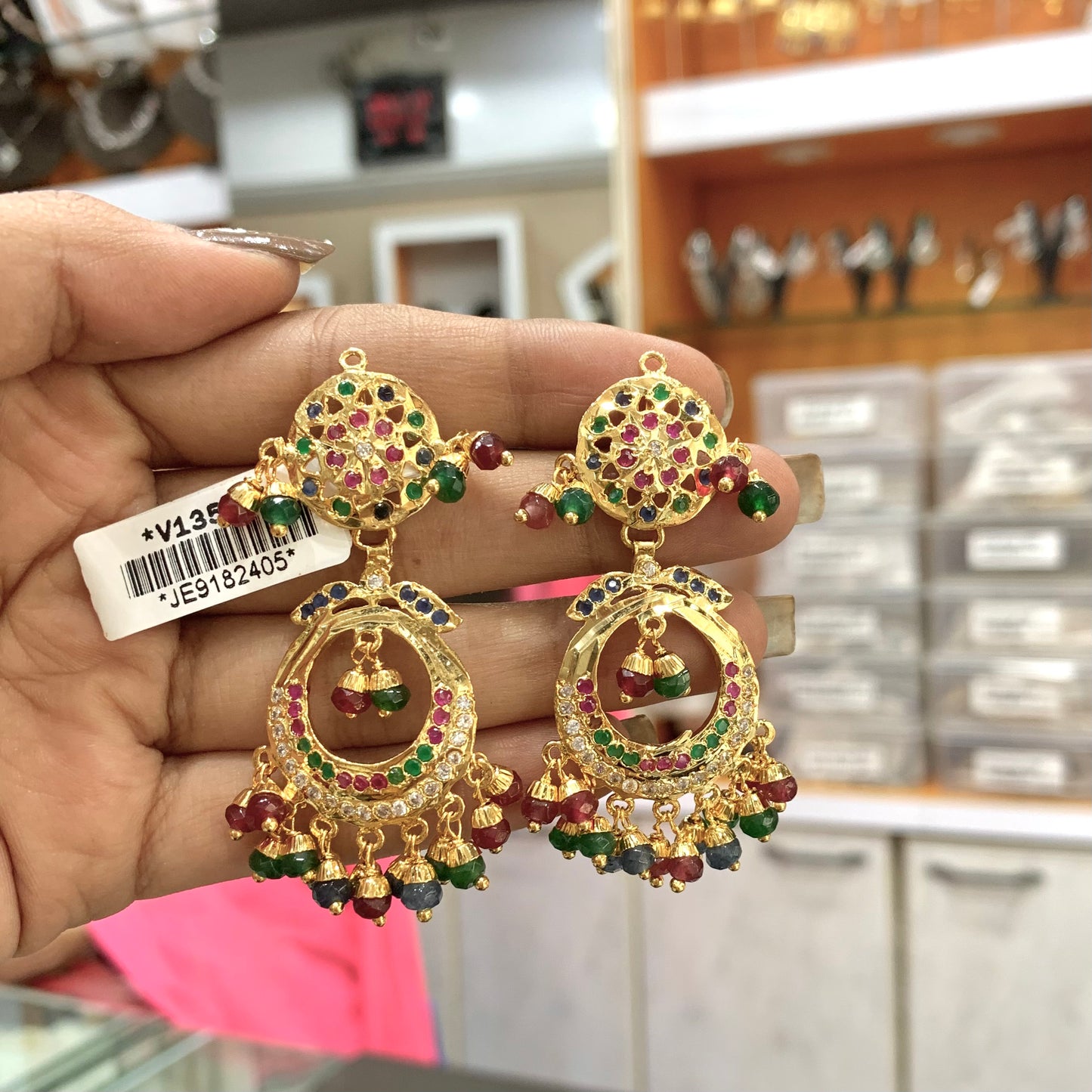 Jadau Earrings 5858886