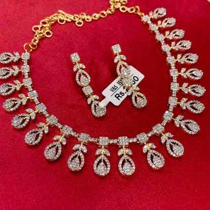 Zircon Necklace Set 3333433