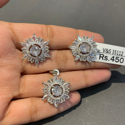 Zircon Pendant set 32157