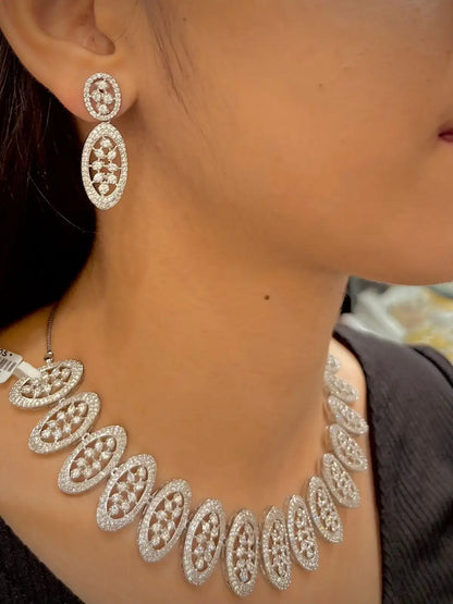 Zircon Necklace set 47899