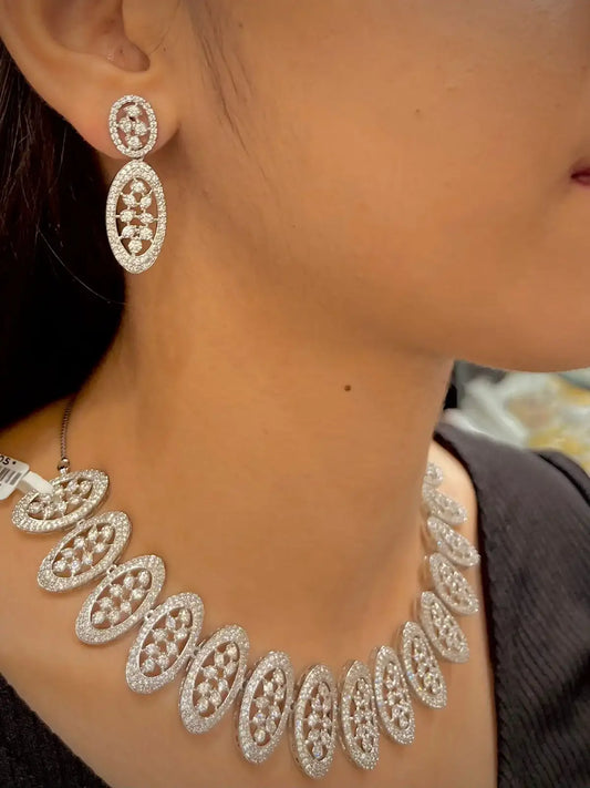 Zircon Necklace set 47899