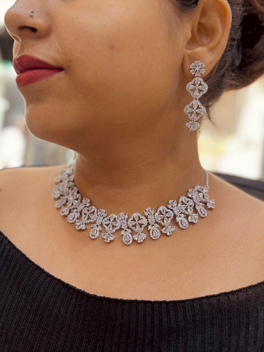 Zircon Necklace set 56654
