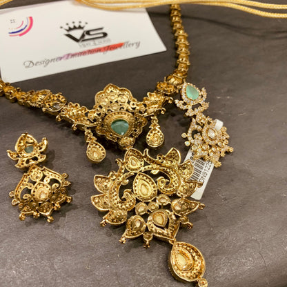 Kundan Necklace Set 33111