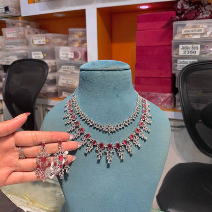 Zircon Necklace Set 829993