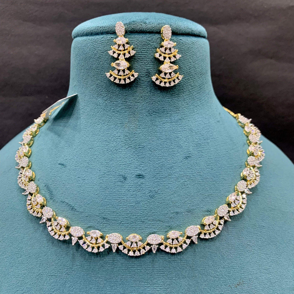 Zircon Necklace Set 567876