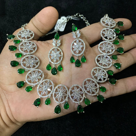 Zircon Necklace Set 3457624