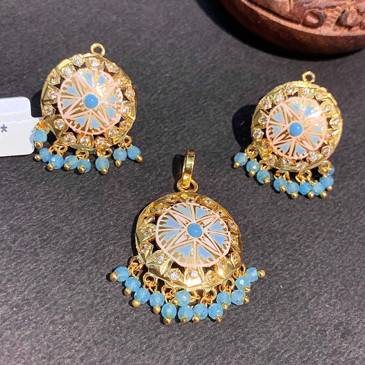 Jadau Pendant Set 44678766