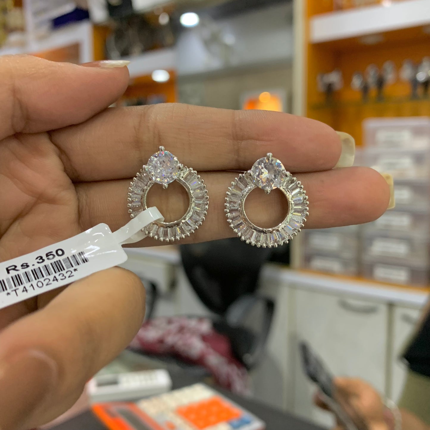 Zircon Earring 46678