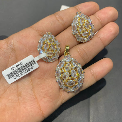 Zircon Pendant set 63456
