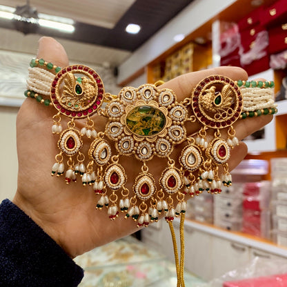 Kundan Necklace Set 62773