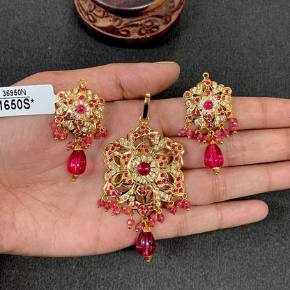 Jadau Pendant Set 45666754