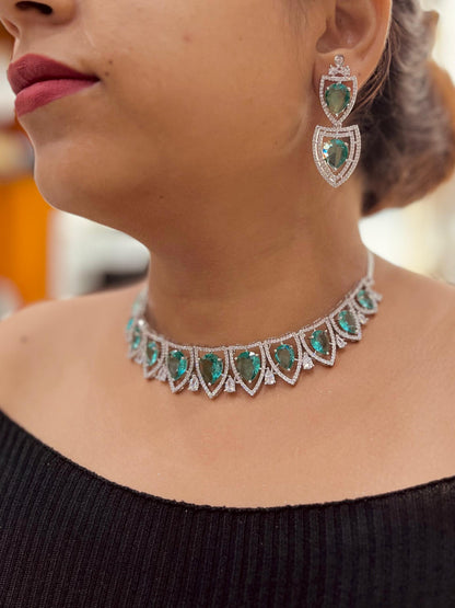Zircon Necklace Sets 696568