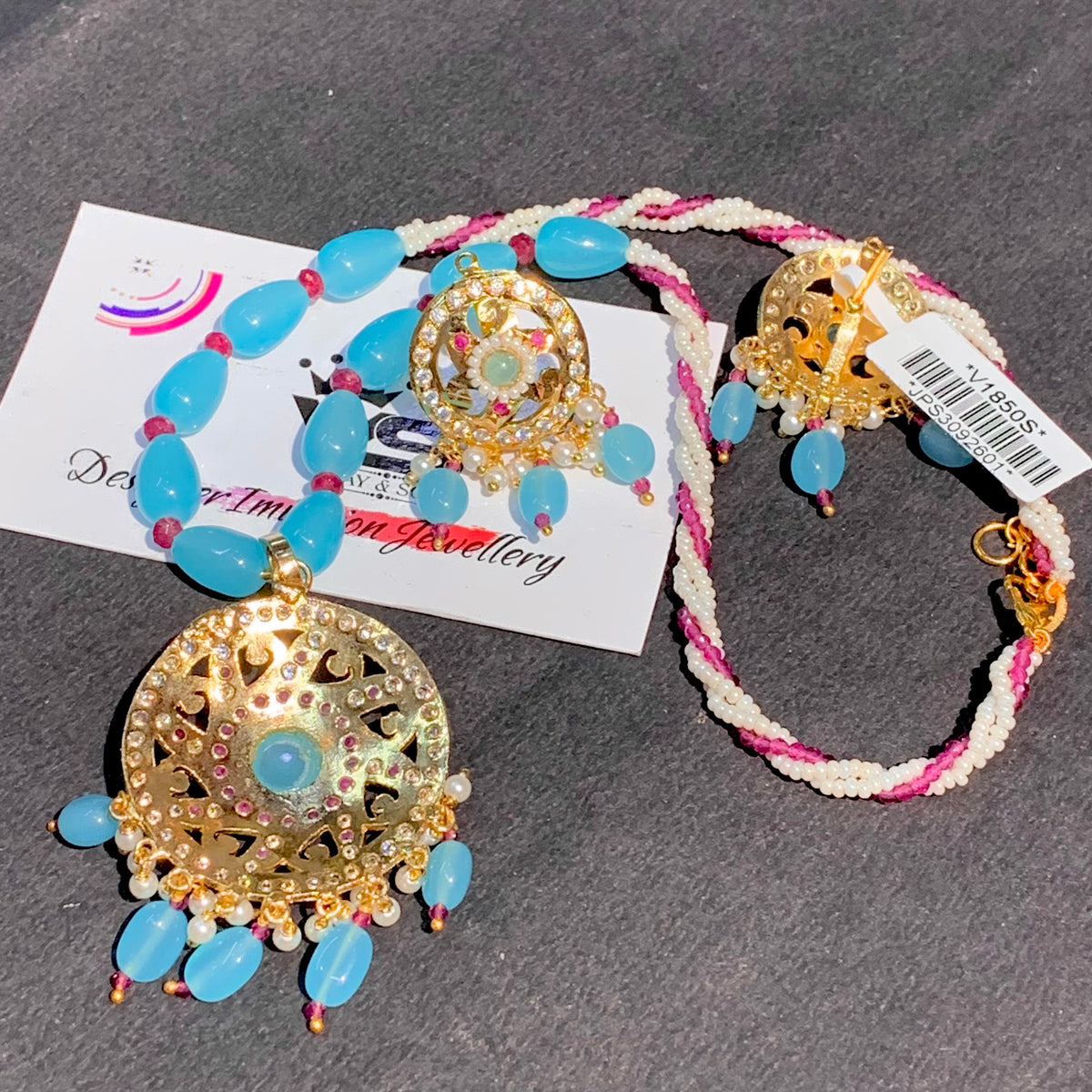 Jadau Pendant Set 45445555