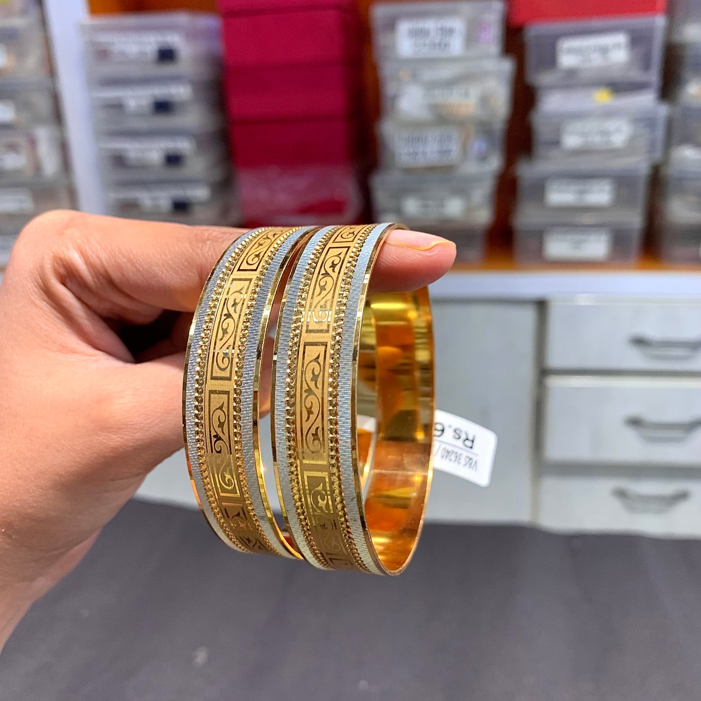 Gold Plated Bangles 468765
