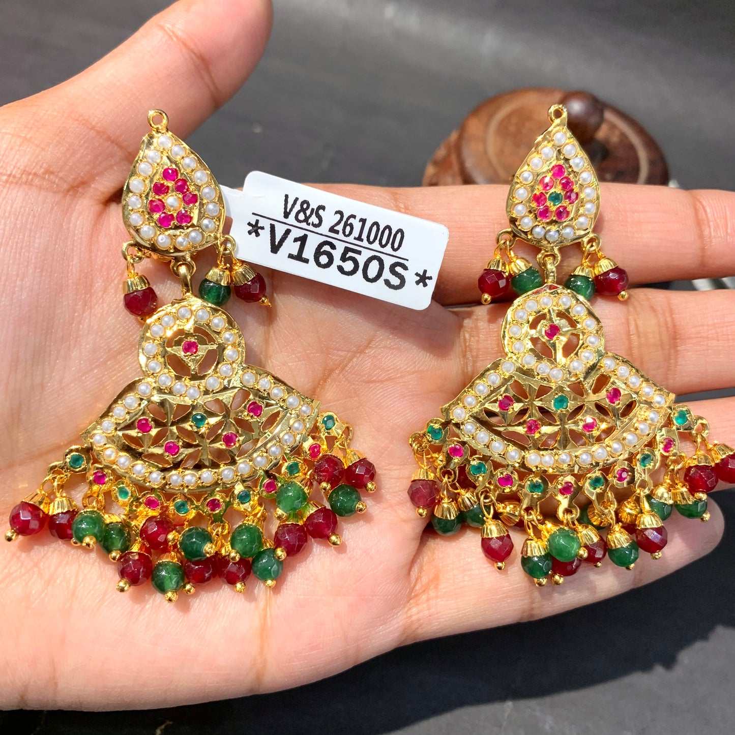 Jadau Earrings 634678