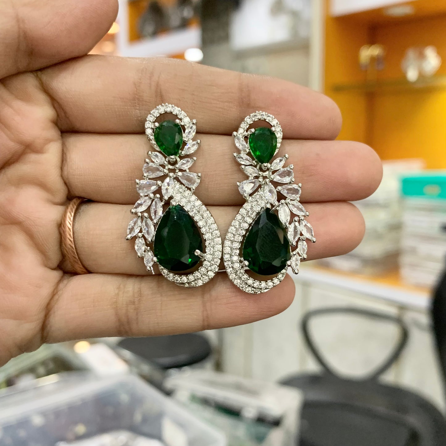 American diamond earrings 464476