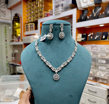 Zircon Necklace Set 244334