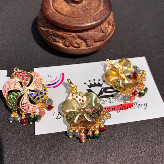Jadau Pendant Set 4467666