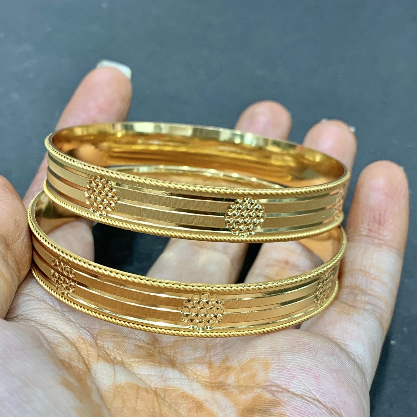 Gold Plated Bangles 67656