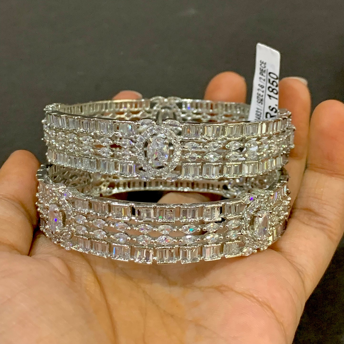 American Diamond Bangles 126776