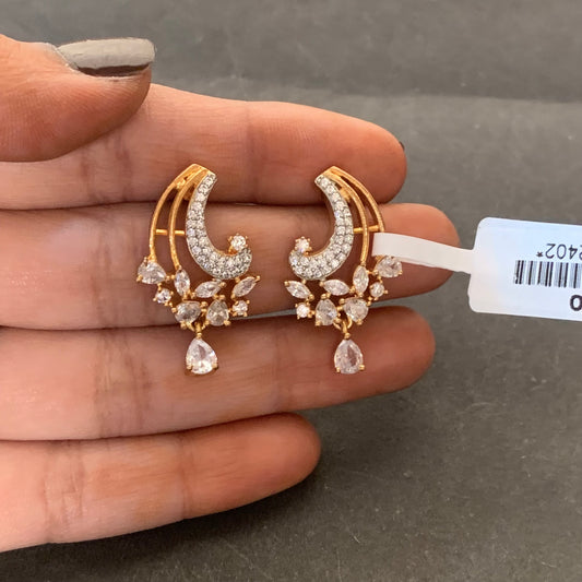 Diamond earrings 45664