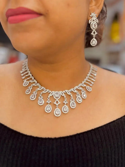 Zircon Necklace Sets 46774569