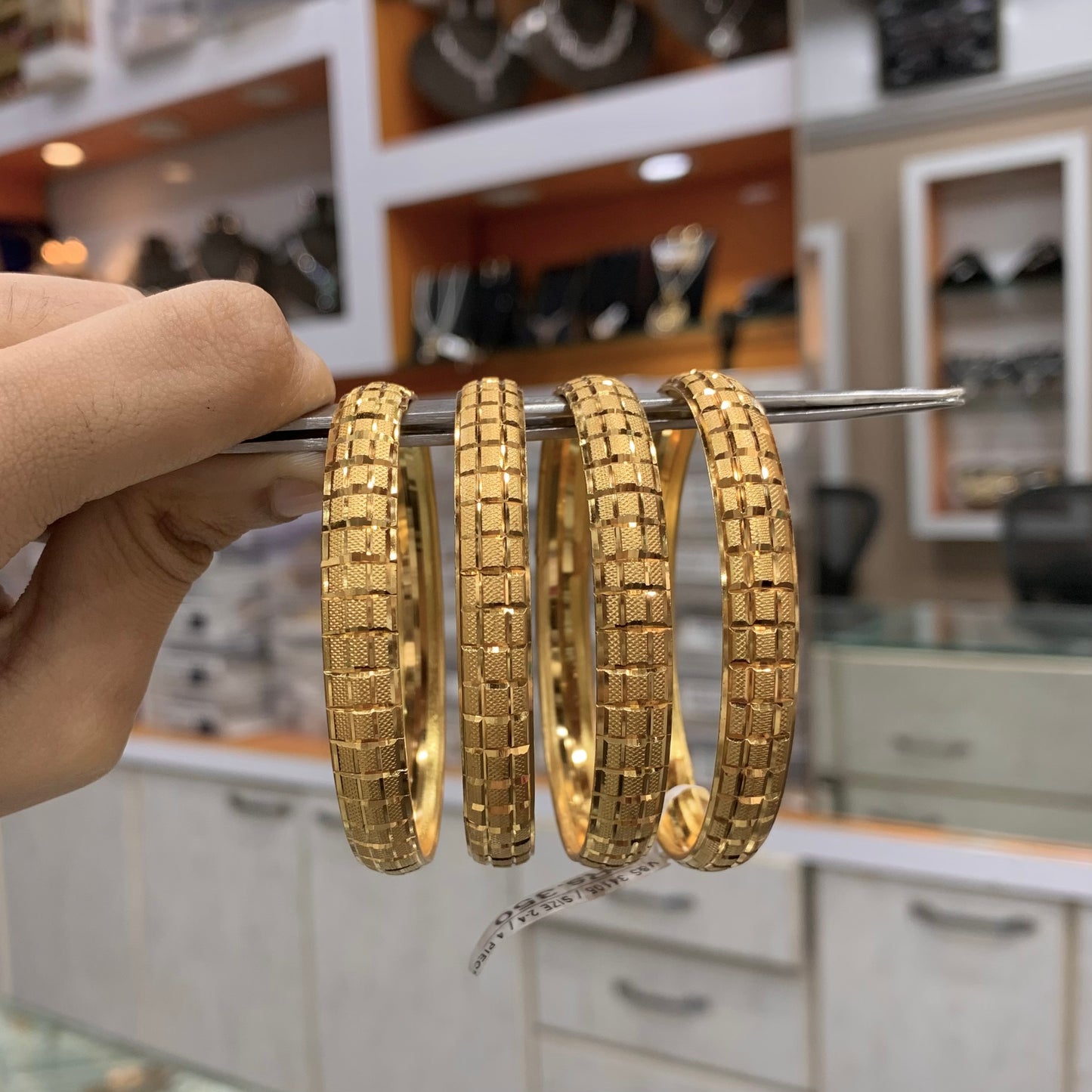 Gold Plated Bangles 67457