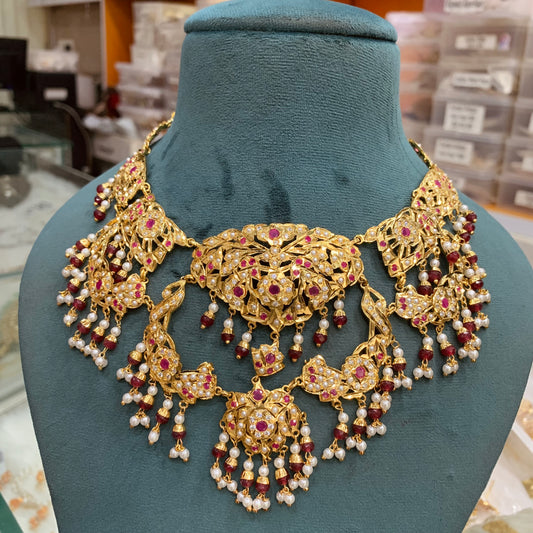 Jadau Necklace Set 46654