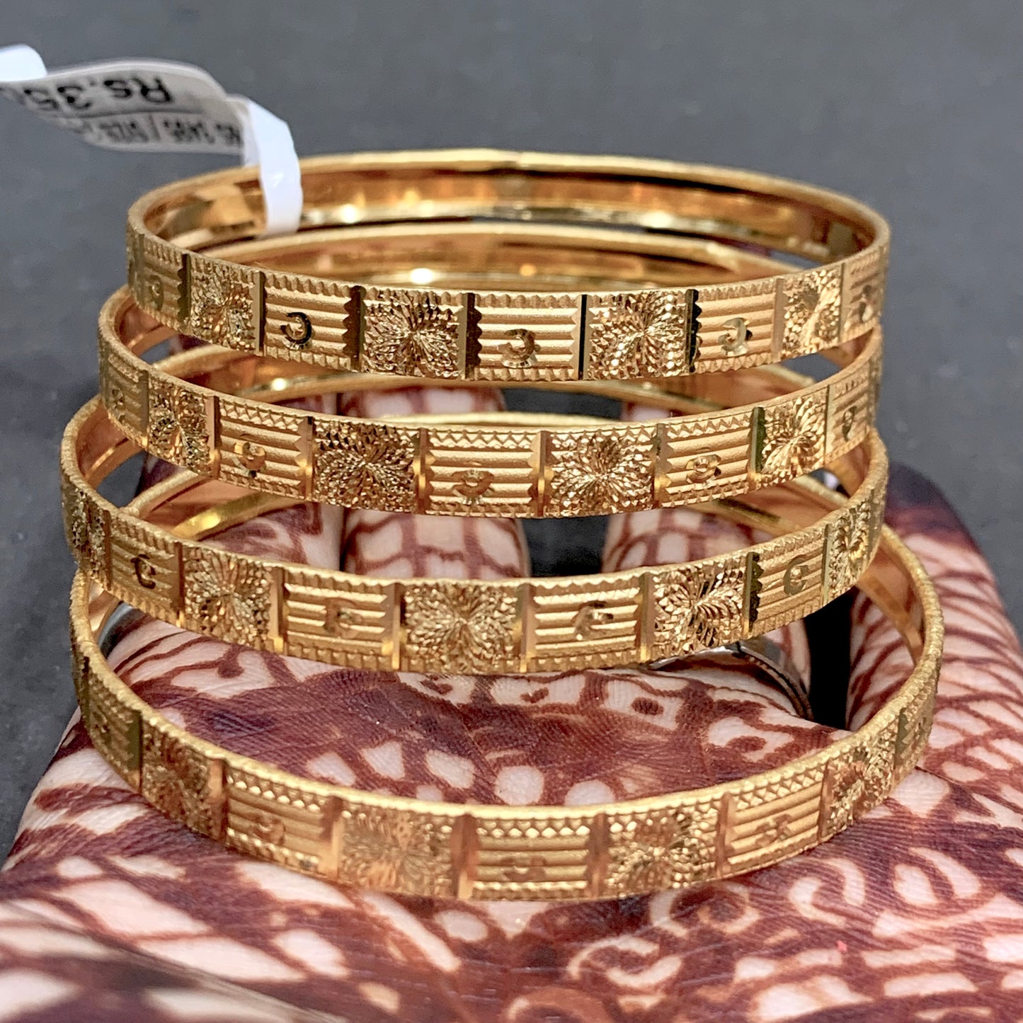 Gold Plated Bangles 67655