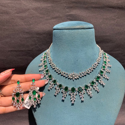Zircon Necklace Set 829993