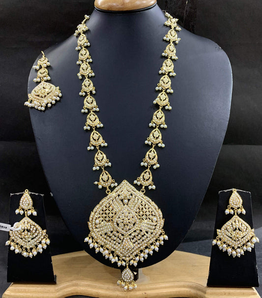 Jadau Rani Haar 578545 - Vijay & Sons