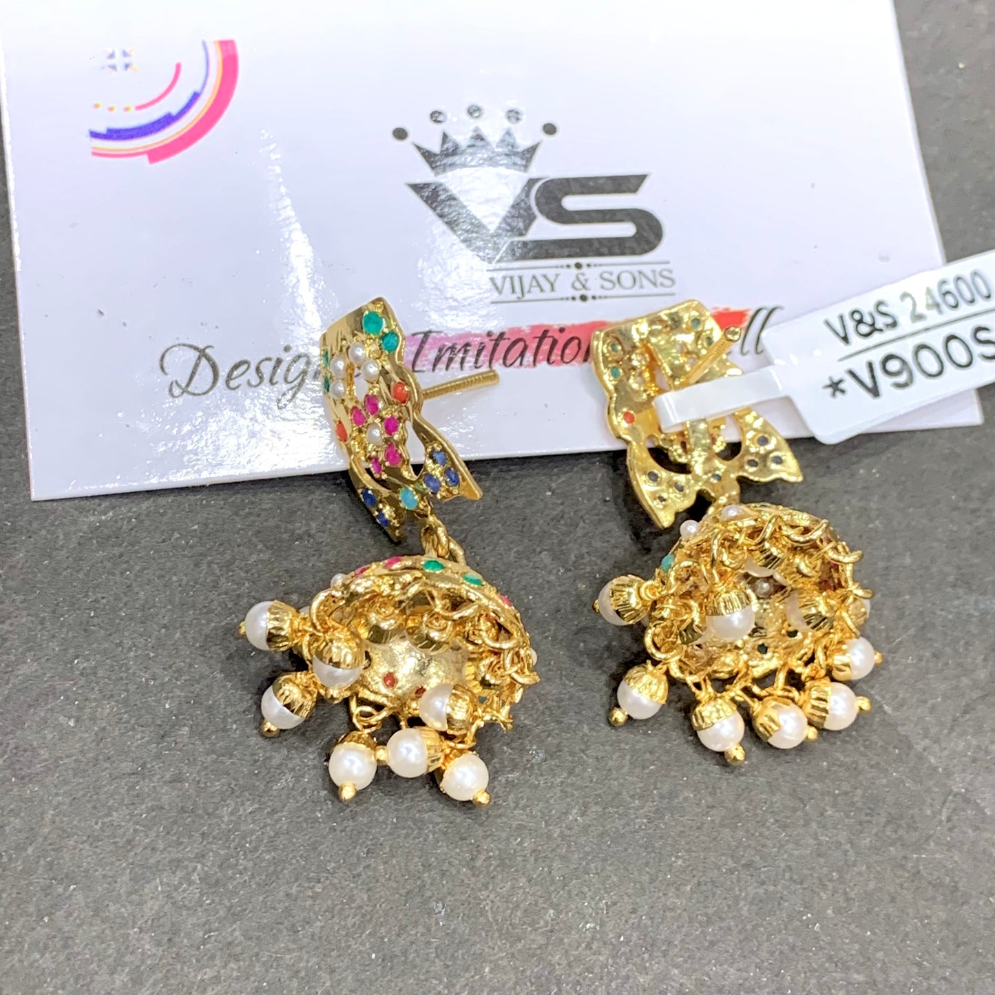 Jadau Earrings 5785588