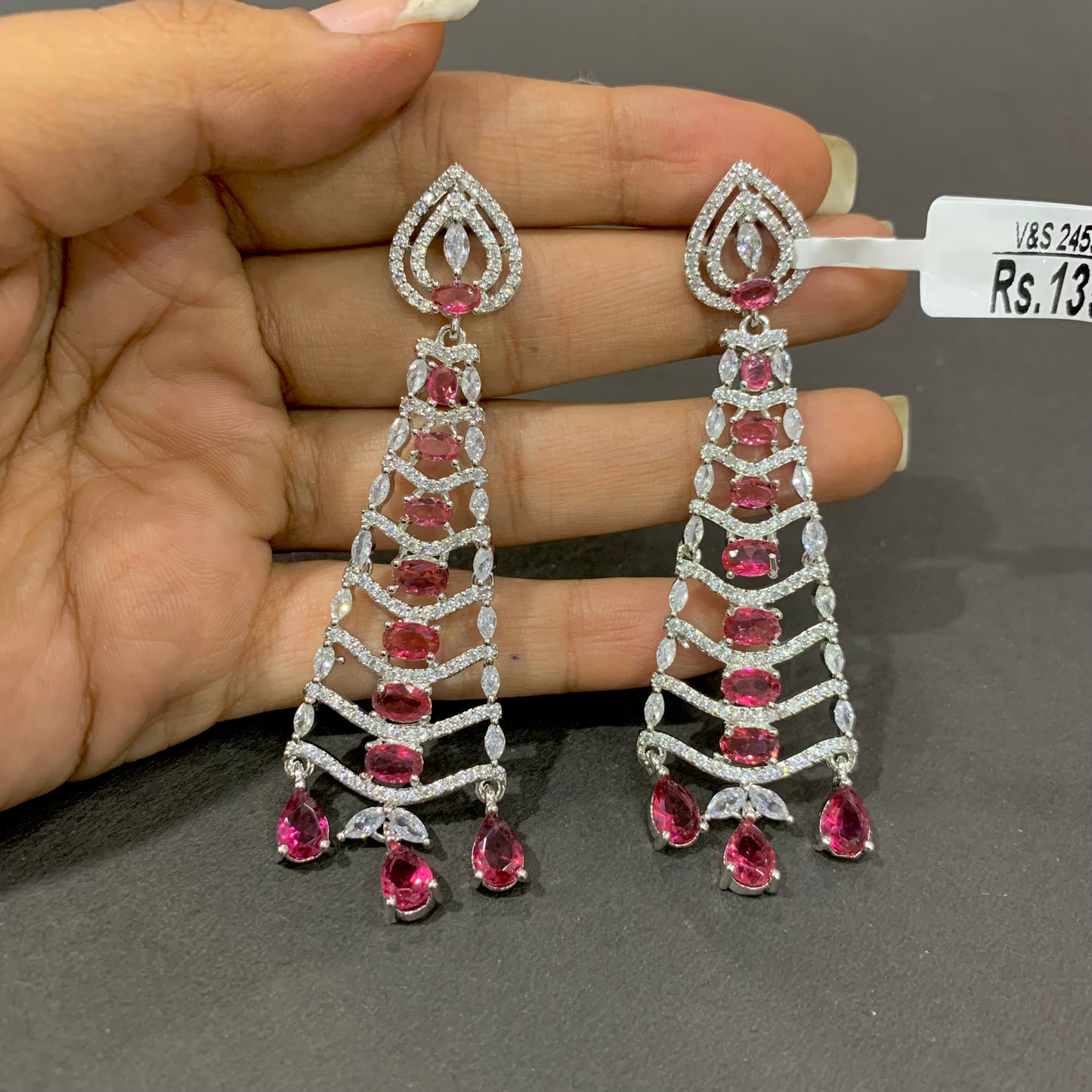 Zircon Earrings 46566