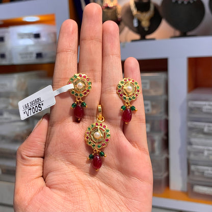 Jadau Pendant Set 45567655