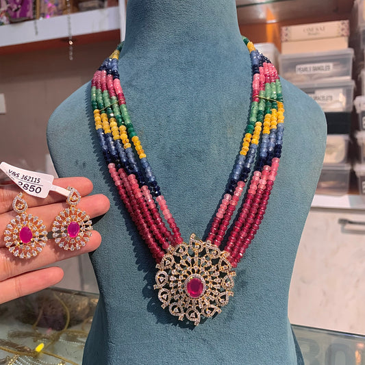 Zircon Necklace Set 8466567