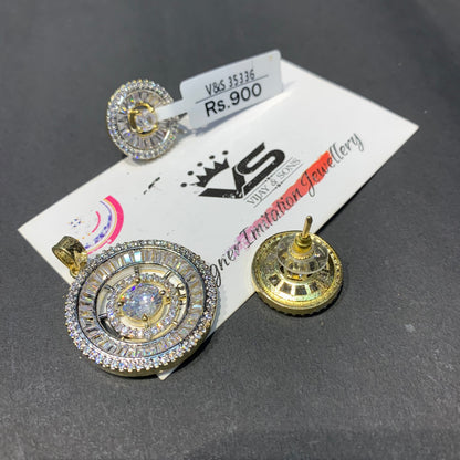 Zircon Pendant set 44245