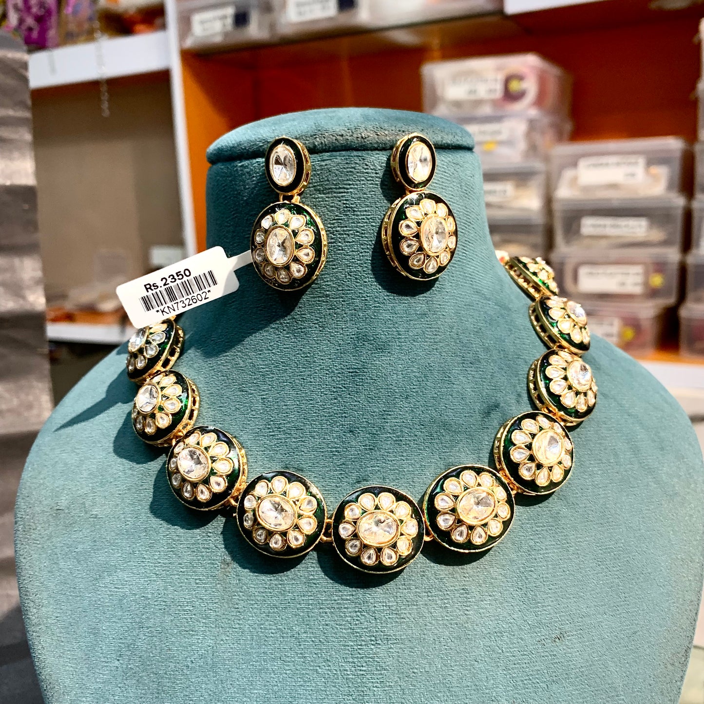 Kundan Necklace Set 862073