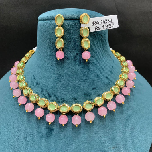 Kundan necklace set