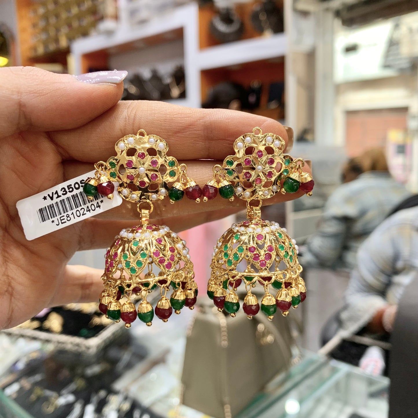 Jadau Earrings 45366