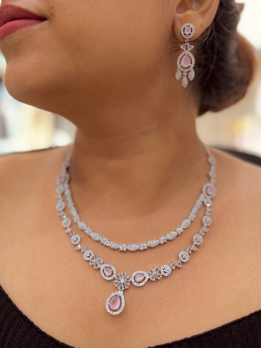 Zircon Necklace Set 244334