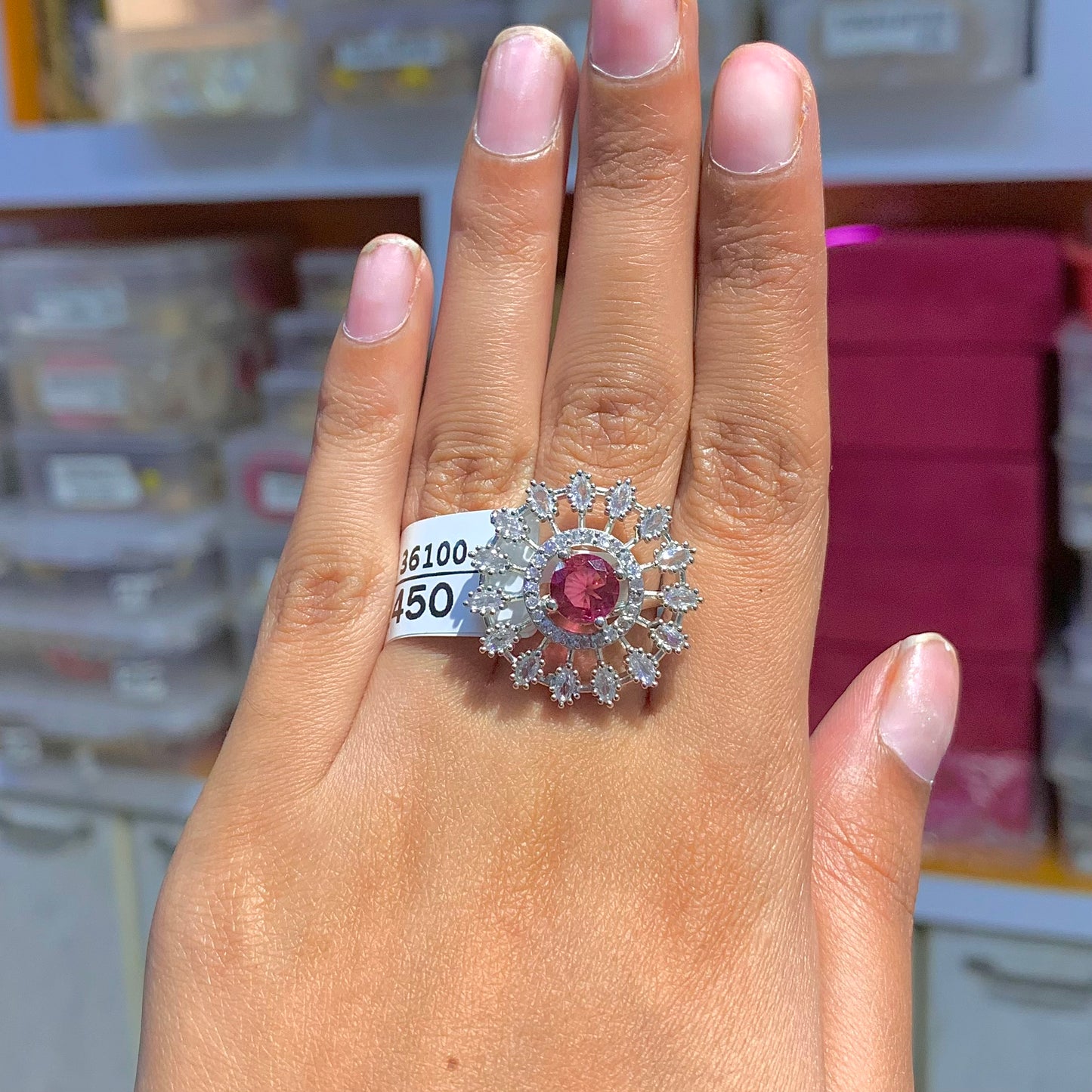 American Diamond Ring 52656
