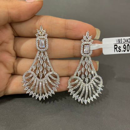 Zircon Earrings 46687