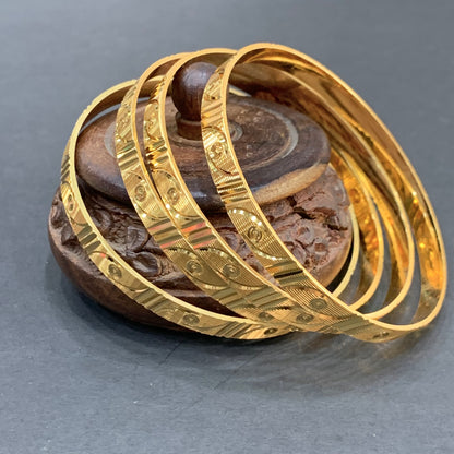 Gold Platted Bangles 33112