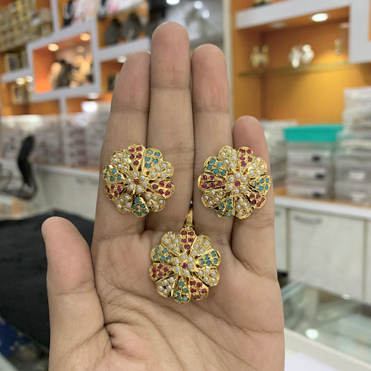 Jadau Pendant Sets 575459