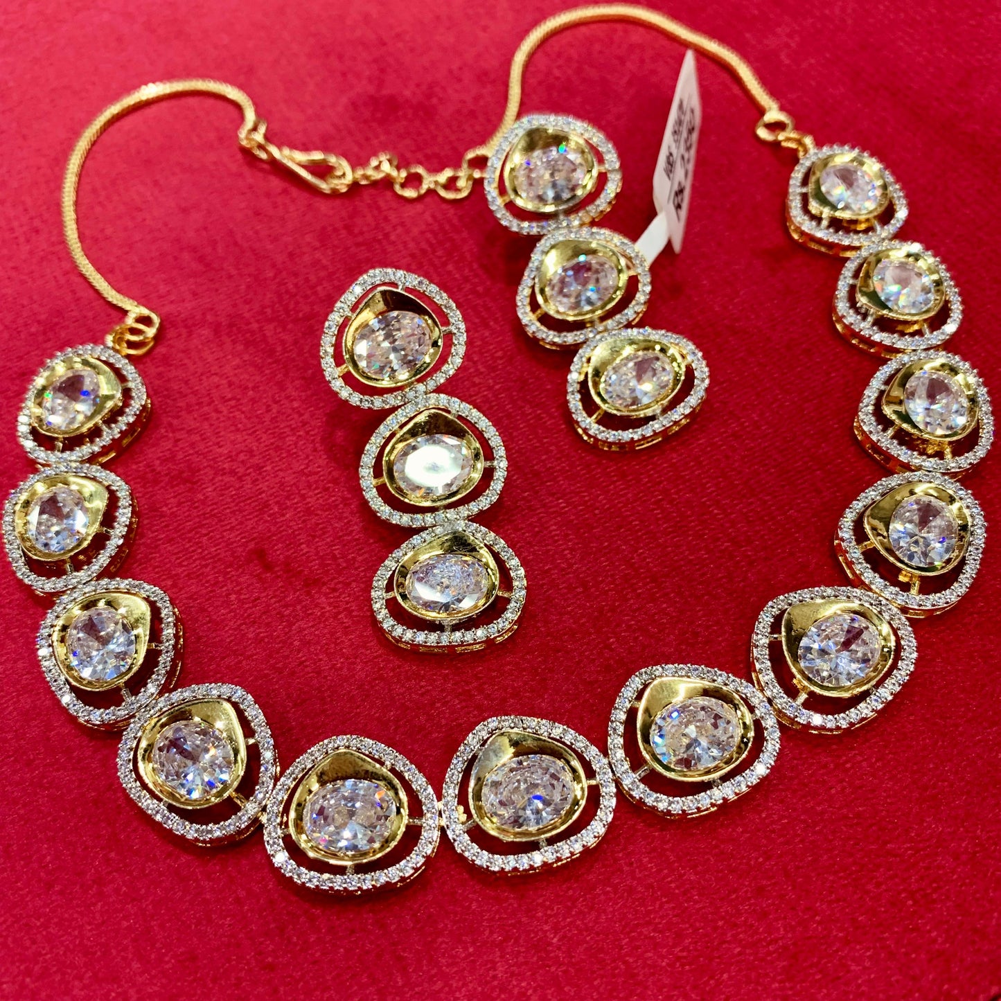 Zircon Necklace Set 4154141