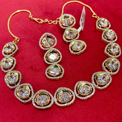 Zircon Necklace Set 4154141