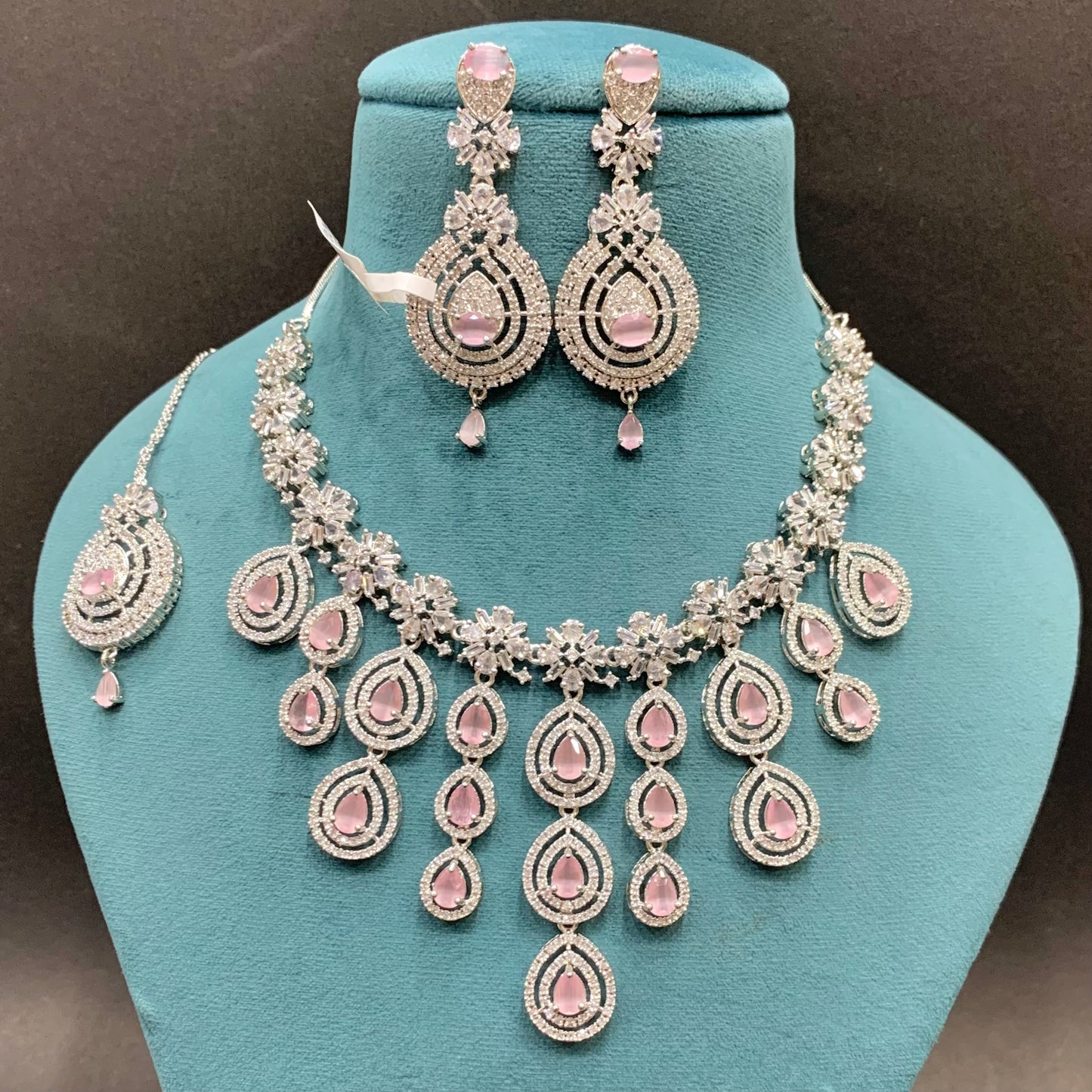 Zircon Necklace Set 753366