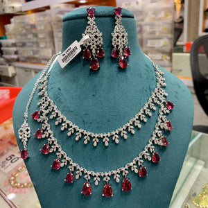 Zircon Necklace Set 478499